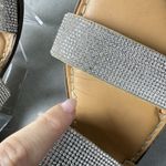 Francesca's Francesca’s Georgia Rhinestone Women's Sandals Slip On Slides 8 Flip Flops Photo 6