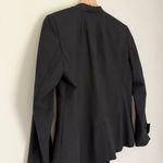 Banana Republic NWT Wool Tie Front Blazer Jacket in Black Women’s Size 8 Photo 5