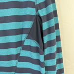 Lululemon  Size 6 Top Base Runner Long Sleeve Micro Macro Stripe Surge Inkwell Photo 4