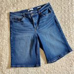 Nine West  High Rise Denim Bermuda Shorts Size 10 Photo 0