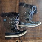 Sorel Women's Tofino II Waterproof Snow Boots Herringbone Faux Fur Size 7.5 Photo 0