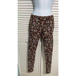 No Boundaries  NOBO‎ Floral Print Leggings Pull On Stretch  Black XS Extra Small Photo 6