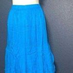 Etc.Boho Maxi Skirt size OS Asymmetric High Photo 2