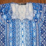 Urban Coco Blue Patterned Women's Dress Photo 8