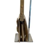 Fendi Vintage Square Flap Tan Leather Shoulder Bag Photo 3