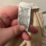 Nicole Miller White Linen Wide Leg Pants Elastic Waist size Medium Photo 6