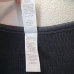 Aerie Offline By  Womens Seamless Cable Square Neck Ribbed Top Shirt Black NEW XL Photo 6