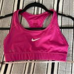 Nike Pro Dri Fit Workout Sports Bra sz XS Hot Neon Pink Running Yoga Racerback Photo 8