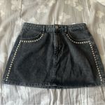 Stradivarius  Denim stud skirt Photo 2