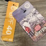 Sherpa Adventure Gear NWT ‘Maya’ top inverted lace inset back L Blue Size L Photo 4