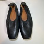 ATP All Tomorrows Parties Womens Shoes Black Leather Flats Size 40 Slip On Italy Photo 3