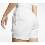 Nike  • White Women's Swoosh Woven Sport Shorts Photo 4