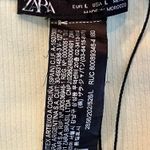 ZARA Mint Green Crop Shirt or Swim Bikini Top Large Photo 2