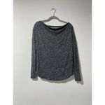 Carmen Marc Valvo  Grey Boatneck Zipper Detail Blouse Size Small Photo 32