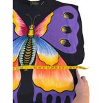 Batik Halus Puri Kencana Purple Butterfly Dress Black Size L Photo 8