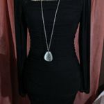 3 Piece Bundle DRESS, NECKLACE, SHEER RUFFLE CARDIGAN🌷🌷 Photo 0