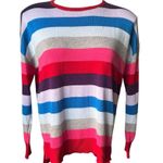 Two Twenty Five Multi Color Striped Sweater, Cashmere Blend Size undefined Photo 3