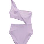Aerie Crinkle Asymmetrical Cut out one piece swimsuit Photo 1