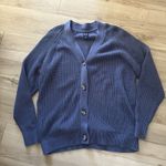 Gap Women's Soft Knit Button Front Relaxed Fit Cardigan Blue Size XXL Photo 0