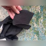 Vintage dead stock Lilly of California black button down bead blouse, size large Photo 8