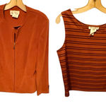 Vintage Miss Dorby Petite Suit Jacket & Top Set Size 10P Photo 1