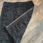 Nanette Lepore Ghost Ship Black Pencil Skirt Size 4 Zipper Details Sexy Bodycon Photo 2
