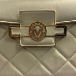 Orlandi Valentino Cream Quilted Handbag Photo 4