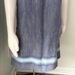 Faherty  Hailee Blue Sleeveless Organic Cotton Dress XS Photo 6
