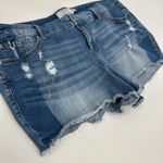 Torrid Denim Shorts Womens Plus Size 20 Stretch Pockets Distressed Jean Raw Hem Photo 10