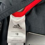 Adidas  Black Red Infinitex 1 pc Swimsuit Sz 18 Photo 4