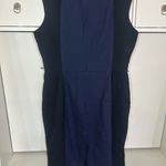 Banana Republic Navy and Black Shift Dress size 12 Photo 1
