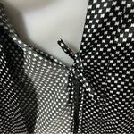 Victoria's Secret Victoria’s Secret Black & White Pattern Satin-like Robe Size Small Photo 6
