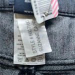 FDJ Women 10 Navy Cotton Dark Denim High Waist Wide Leg Leg Crop Pant Cl… Blue Photo 9