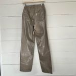 PacSun Women’s 24 90s Boyfriend Brown Faux Leather Vegan Leather Pants Photo 2