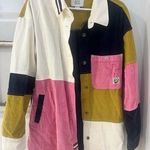 Urban Outfitters BDG Color Block Cotton Corduroy Shacket Size Small Photo 0
