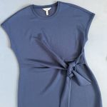 Spanx  AirEssentials Tie-Waist Faded Indigo Blue Maxi Dress Photo 3