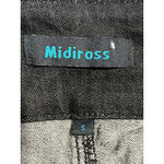 Midiross Jeans Women’s S Mid Rise Wide Legs Flap Pockets Stretch 24 x 31 Pants Black Photo 4