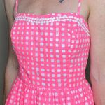Lilly Pulitzer Hot Pink Bethany Gingham Sleeveless Mini Dress Photo 7