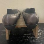 Cloud Calabria Elasticized Skimmer Leather Metallic Flats Shoes Size 37 US 6.5 Photo 3