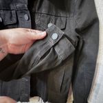 BLANK NYC - cropped black denim jacket with raw hem detail. Size small. NWOT! Photo 1