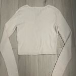 Brandy Melville White Long Sleeve Shirt Photo 2