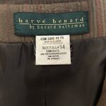 Harvé Benard Harve’ bernard by benard holtzman Brown Striped Blazer-preowned size 14 Photo 2