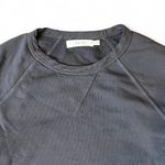 AE 77 American Eagle Premium nwt soft black charcoal cotton Crewneck S Blue Photo 1