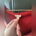 POL  Women's Burnt Orange Asymmetrical Hoodie Top Photo 3