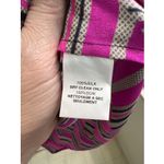 Trina Turk Trina‎ Turk Dress Sz 2 Women's Pink Black Silk Sheath Elegant Work Church Shirt Photo 3