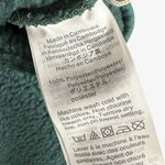 Madewell Polartec Teddy Fleece Half Zip Sweater Size S - Green Photo 4