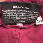 Big Bud Press Short Sleeve Cotton Twill Utility Jumpsuit in Cranberry Size XXS Red Photo 12