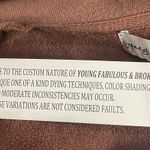 Young Fabulous and Broke Anthropology Small Cropped Jacket Velour Full-Zip Hooded Photo 5