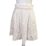 Odille Anthropologie White Linen Blend Peasant Skirt A Photo 0