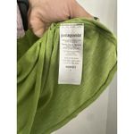 Patagonia  Shirt Womens Green Short Split Flutter Cap Sleeve Lightweight Large Photo 2